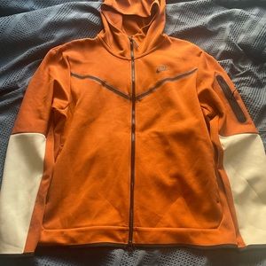 Nike Tech Fleece Hoodie Jacket Sweater Burnt Sunrise CU4489-825 Mens XL NWT